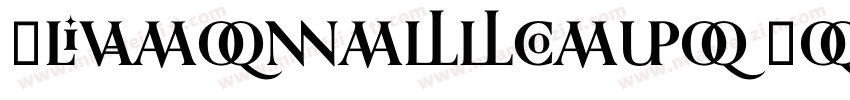 Nivasmallcaps Bold I字体转换